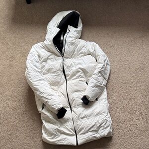 Lululemon Athletica White Puffer Jacket